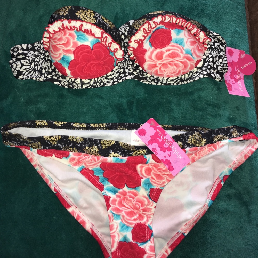 NWT multi-media bikini